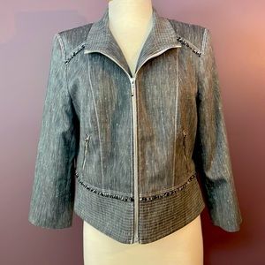 WHBM Space Gray Jacket - NWOT